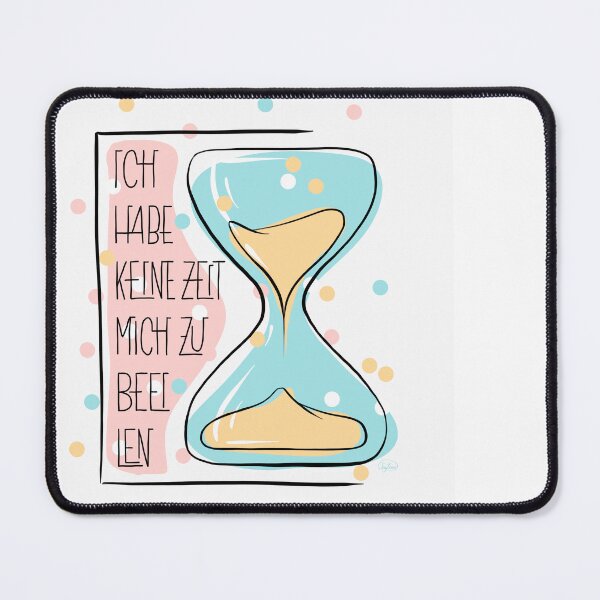 Item preview, I have no time to hurry – hourglass design with inspirational saying designed and sold by Taylina.