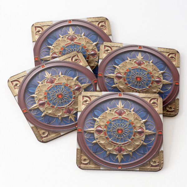 Item preview, Royal Mandala with Red and Gold Details designed and sold by MandalasShops.