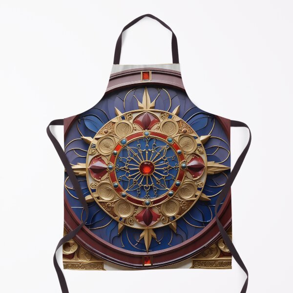 Item preview, Royal Mandala with Red and Gold Details designed and sold by MandalasShops.