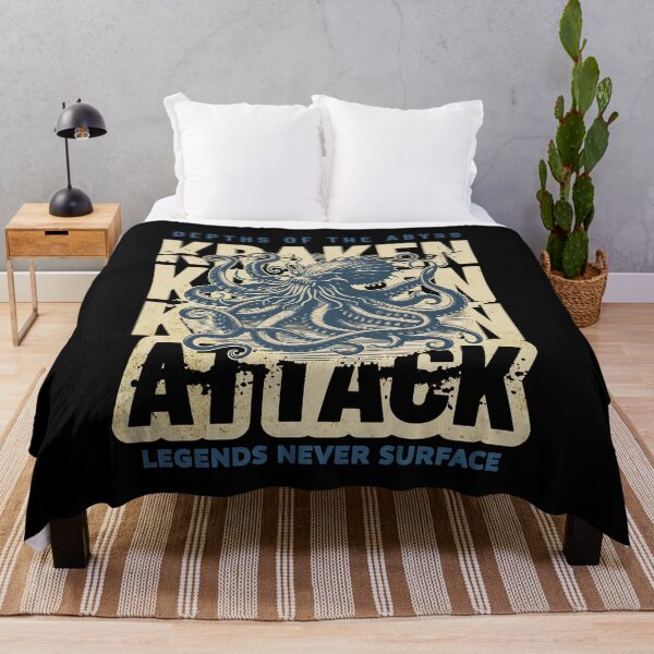 Item preview, Kraken Attack -Depths of the Abyss designed and sold by justyna-s28.
