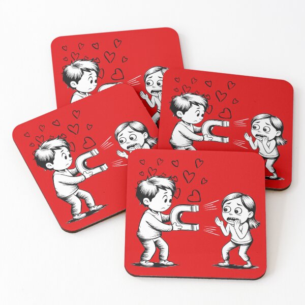 Item preview, A girl and a boy in love. Magnet attraction. designed and sold by MagelliShop.