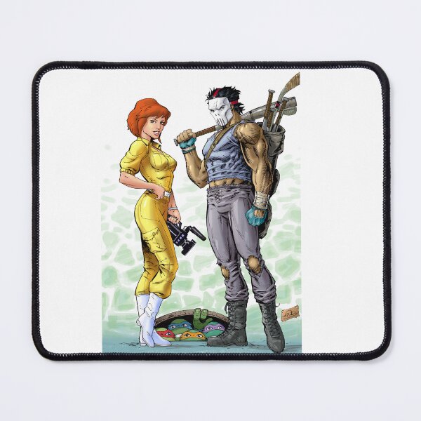 Item preview, April O'Neil and Casey Jones - TMNT - Ninja Turtles designed and sold by Eric Ninaltowski Art.