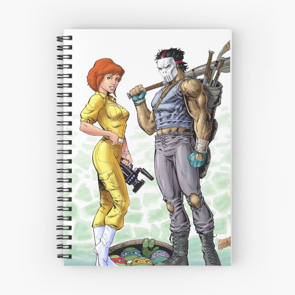 Item preview, April O'Neil and Casey Jones - TMNT - Ninja Turtles designed and sold by Eric Ninaltowski Art.