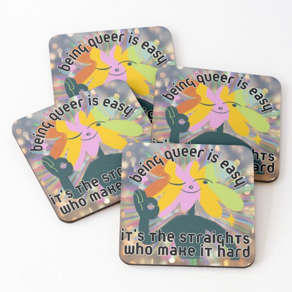 Item preview, Being Queer is Easy designed and sold by AuntyJess.