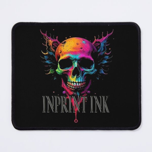 Item preview, INKY WINGED SKULL designed and sold by inprintink.