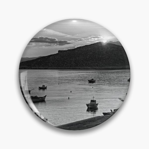 Item preview, Sunrise over Nissaki - B&W designed and sold by tomg.