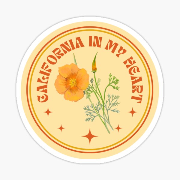 Item preview, California In My Heart designed and sold by Joyful Roots.