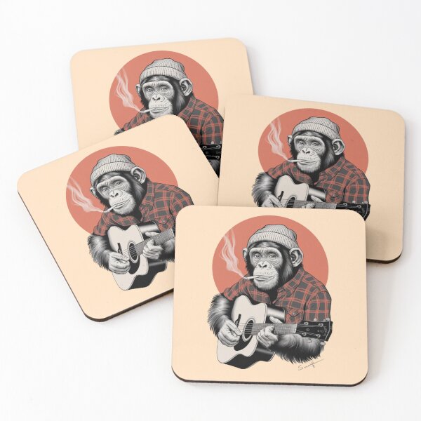 Item preview, Cool Monkey With A Guitar designed and sold by 123ks.