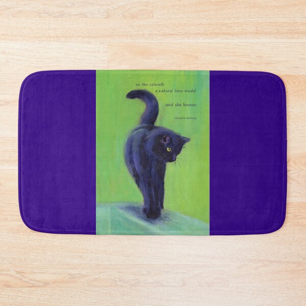 Item preview, A natural born model Cats Haiku English designed and sold by KarenKaspar.