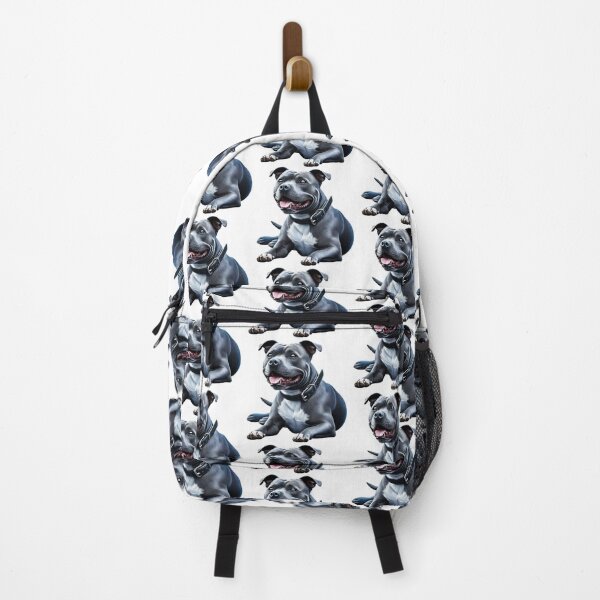 Item preview, Blue Staffy Portrait designed and sold by MaedK.