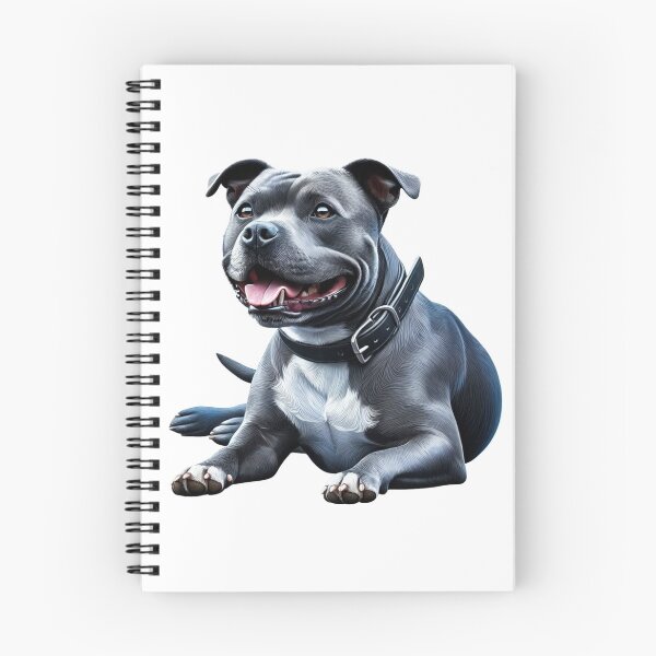 Aperçu de l'œuvre Portrait de Staffy bleu créée et vendue par MaedK.