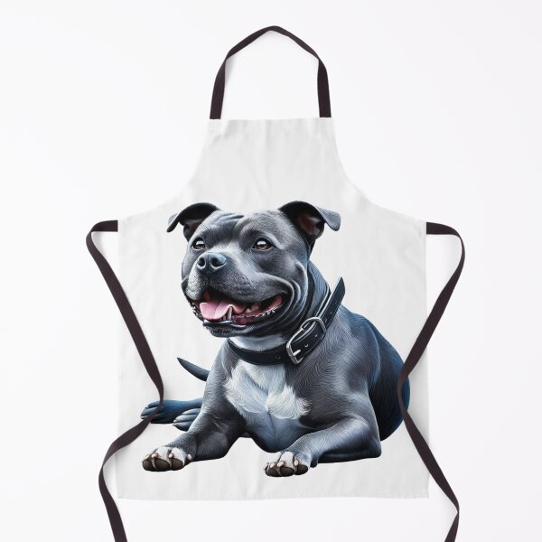 Item preview, Blue Staffy Portrait designed and sold by MaedK.