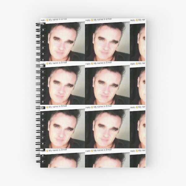 Item preview, Hello My name is Email Morrissey The Smiths Meme designed and sold by RubyLikesPlants.