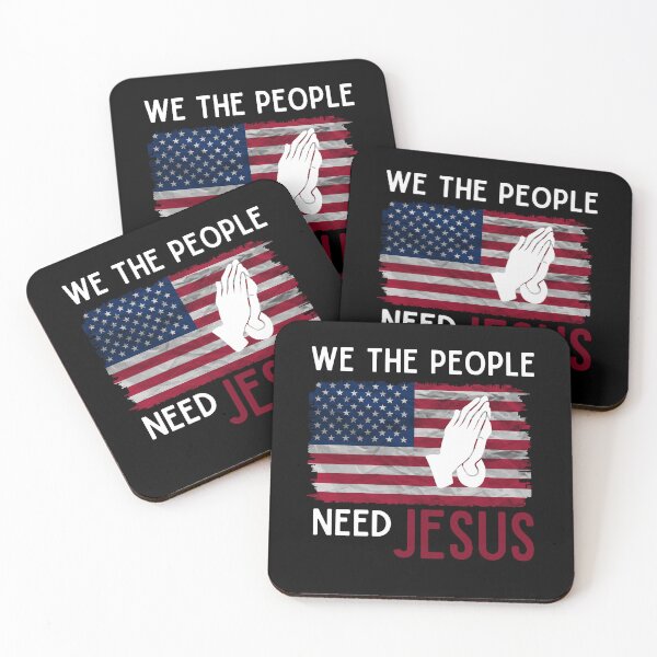 Item preview, We The People Need Jesus American Flag designed and sold by Jesusandu2.