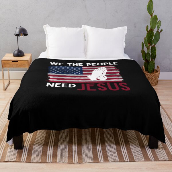 Item preview, We The People Need Jesus American Flag designed and sold by Jesusandu2.