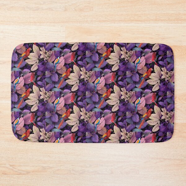 Item preview, Colorful Parrots in a Vibrant Foliage Background" designed and sold by Graphollio-shop.