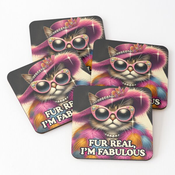 Item preview, Amazing Cats Fur Real I'm fabulous Feline Pet  designed and sold by WearitToday.