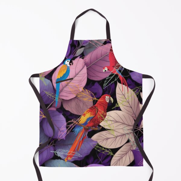 Item preview, Colorful Parrots in a Vibrant Foliage Background" designed and sold by Graphollio-shop.