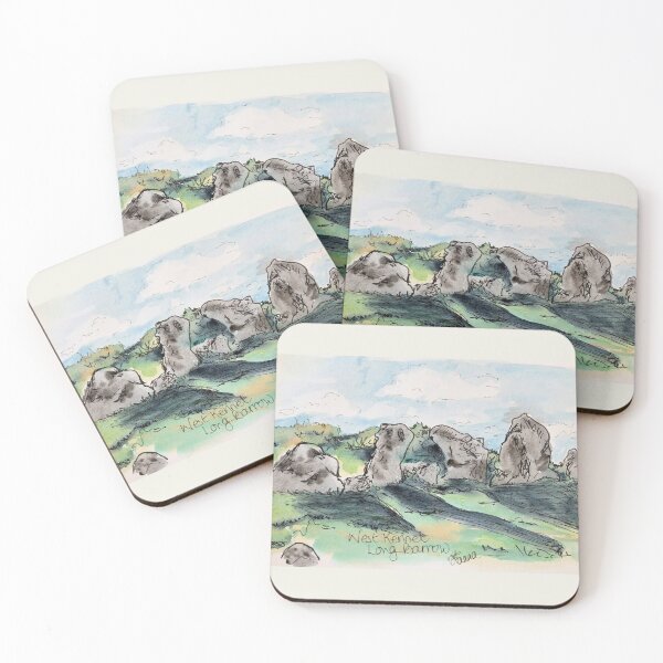 Item preview, West Kennet Long Barrow, Wiltshire designed and sold by Dianna Hardy Art.