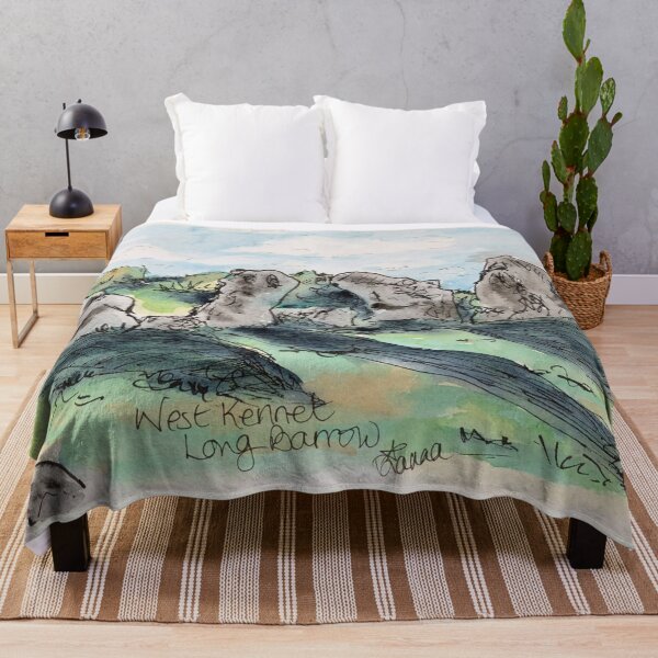 Item preview, West Kennet Long Barrow, Wiltshire designed and sold by Dianna Hardy Art.
