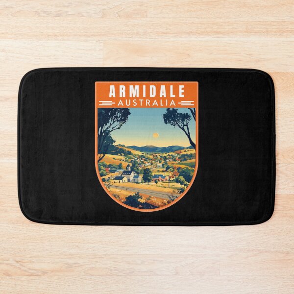 Item preview, Armidale in New South Wales Australia Retro Travel Art Emblem designed and sold by MaateoDesign.