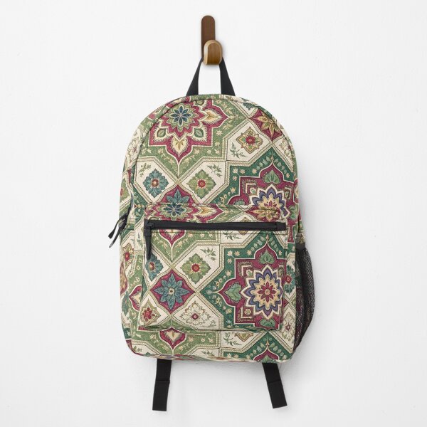 Item preview, Persian carpet in green and red print designed and sold by hellcom.