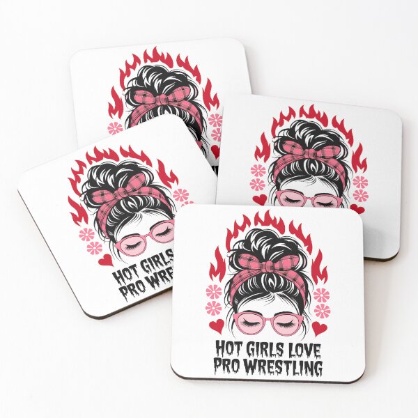 Item preview, Hot Girls Love Pro Wrestling Retro Cool  designed and sold by TheWizArt.