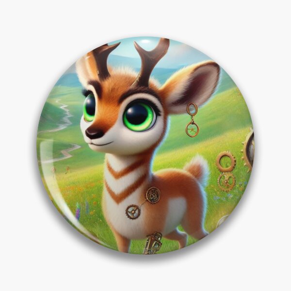 Item preview, Steampunk Pronghorn designed and sold by Sillytoe.