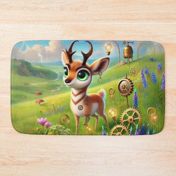 Item preview, Steampunk Pronghorn designed and sold by Sillytoe.