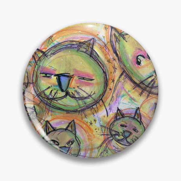 Item preview, Cat Lovers Cosmos designed and sold by MeredithGouldArts.