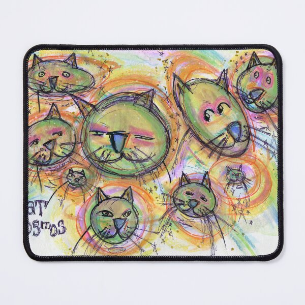 Item preview, Cat Lovers Cosmos designed and sold by MeredithGouldArts.