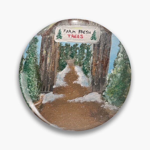 Item preview, Christmas tree farm designed and sold by pretzartgallery.