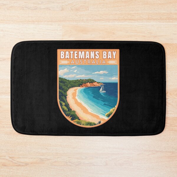 Item preview, Batemans Bay in New South Wales Australia Retro Travel Art Emblem designed and sold by MaateoDesign.
