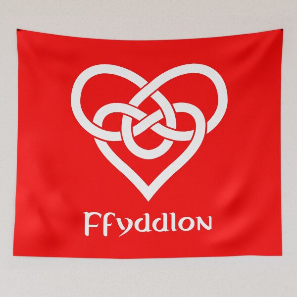 Item preview, Ffyddlon - Faithful in Welsh Celtic Lettering designed and sold by Fern-and-Fyre.