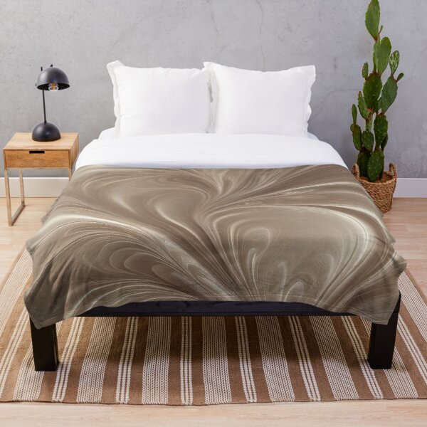 Item preview, Remolino de crema: diseño fluido abstracto en tono beige suave designed and sold by FutureImaging.