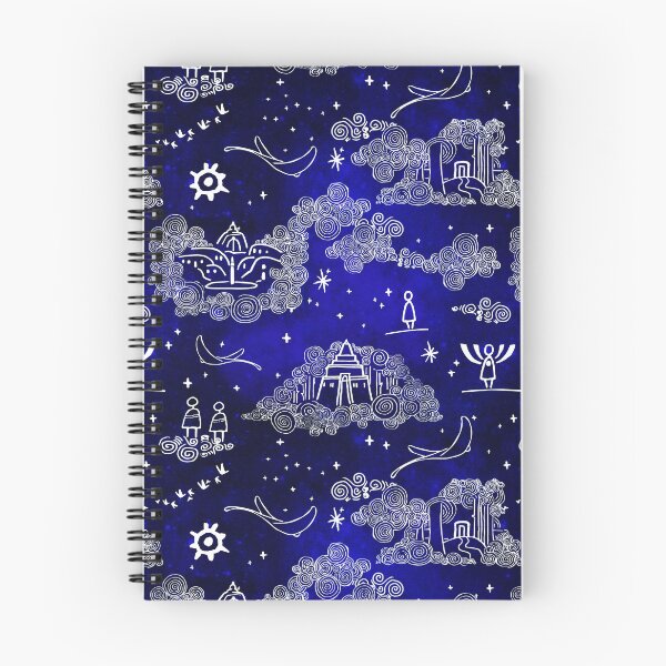 Item preview, Sky children of the light  fan art deep blue designed and sold by Alessandro Remo Mazzoni Remotextiles.