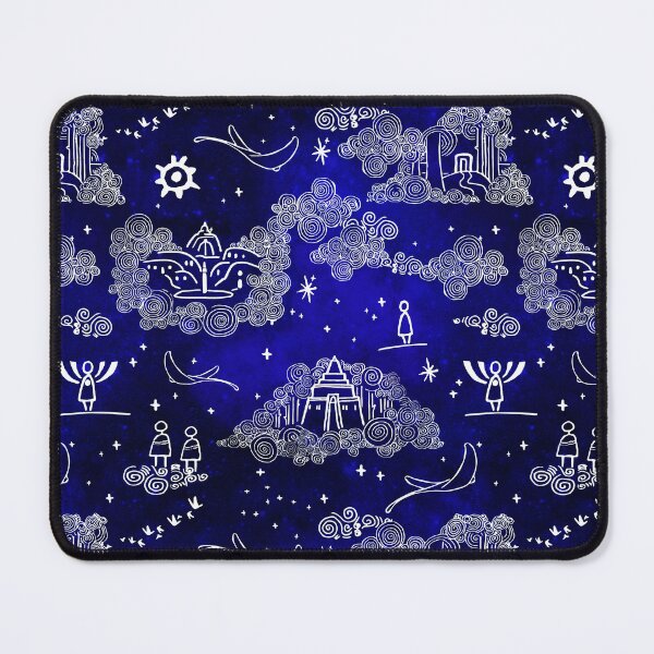 Item preview, Sky children of the light fan art deep blue designed and sold by Alessandro Remo Mazzoni Remotextiles.