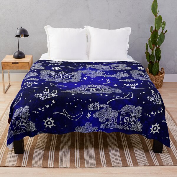 Item preview, Sky children of the light  fan art deep blue designed and sold by Alessandro Remo Mazzoni Remotextiles.