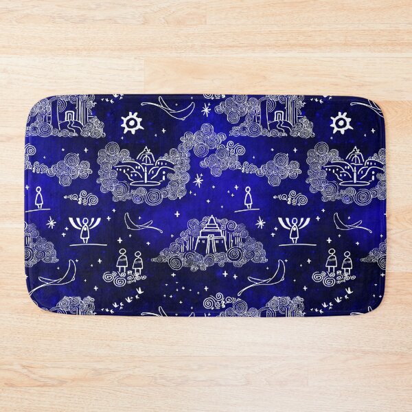 Item preview, Sky children of the light  fan art deep blue designed and sold by Alessandro Remo Mazzoni Remotextiles.