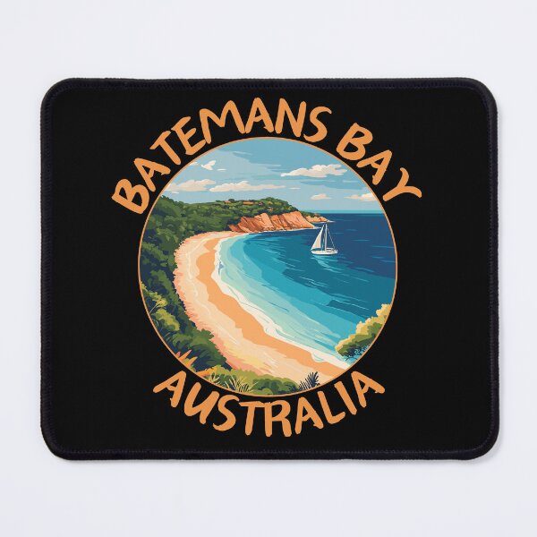 Item preview, Batemans Bay in New South Wales Australia Retro Travel Art Emblem designed and sold by MaateoDesign.