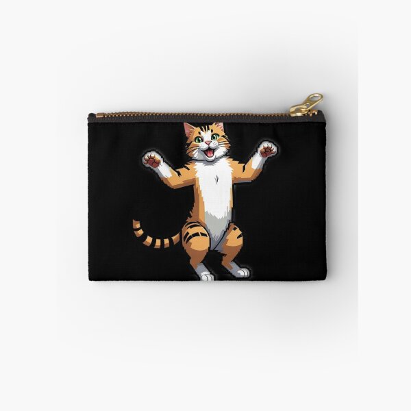 Item preview, Adorable Dancing Cat Standing on Two Legs - Cute Feline Art Design designed and sold by Shtex.