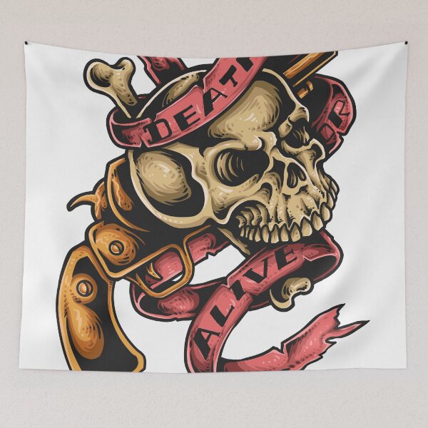 Item preview, "Death or Alive – Bold & Edgy Graphic Design for Fearless Souls" designed and sold by VITEST Design.