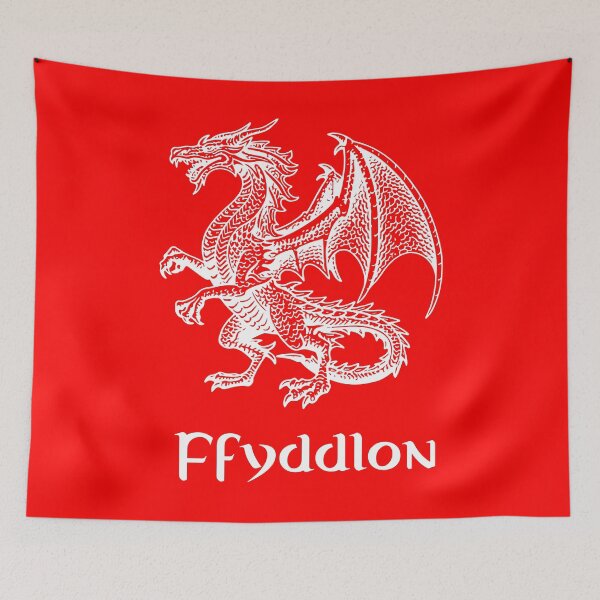 Item preview, Ffyddlon - Faithful in Welsh Celtic Lettering designed and sold by Fern-and-Fyre.