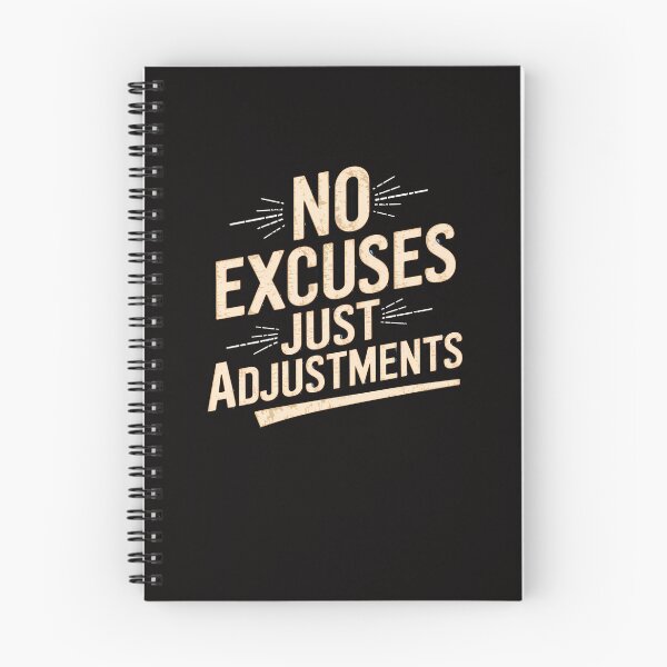 Item preview, No Excuses, Adjust Your Mindset  designed and sold by Logiamerch.