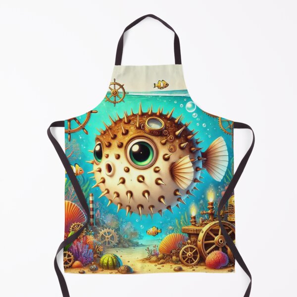 Item preview, Steampunk Pufferfish designed and sold by Sillytoe.