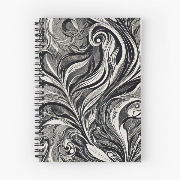 Item preview, Elegant - Black and White Abstract Flow designed and sold by FutureImaging.