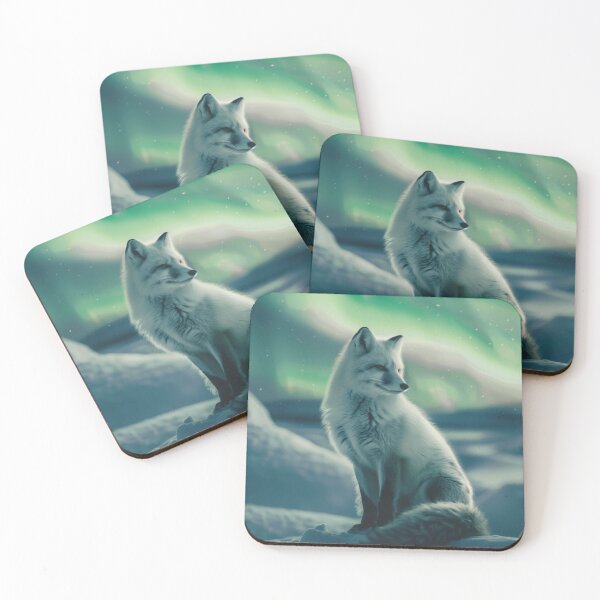 Item preview, Arctic Fox [2] | Aurora Borealis designed and sold by AJ Lab.