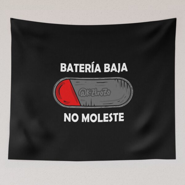 Item preview, Low battery, do not disturb - Batería baja, no moleste - Pilas - Carga designed and sold by Kztrozo.