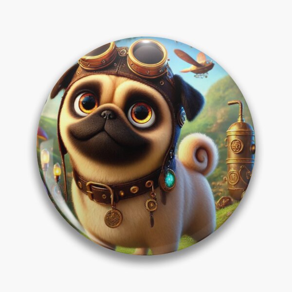 Item preview, Steampunk Pug Mix designed and sold by Sillytoe.