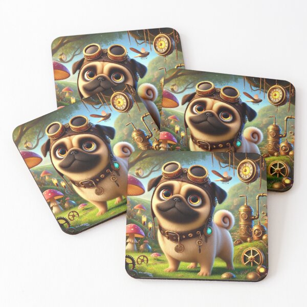 Item preview, Steampunk Pug Mix designed and sold by Sillytoe.